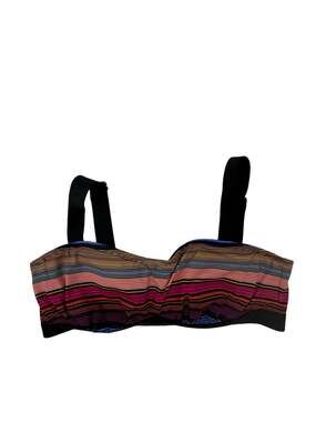 Athleta Capri Stripe Pura Bikini Top 38 B/C